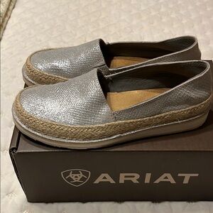 Ariat Women's Cruiser Espadrille in Sparkling Silver